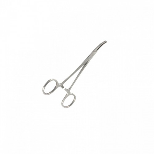 PINZA MOSQUITO DENTE TOPO CURVA 13 cm...