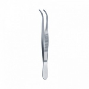 PINZETTA ANATOMICA CURVA 13 cm
