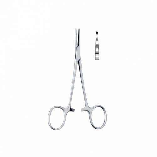 PINZA HALSTED-MOSQUITO 1x2 CURVA 14 cm