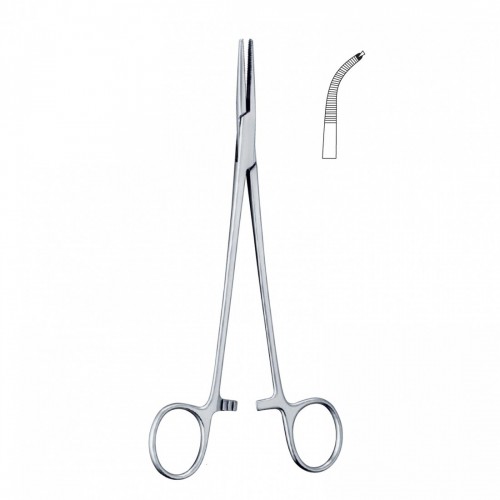 PINZA ADSON EMOSTAT.1x2 CURVA 18,5 cm