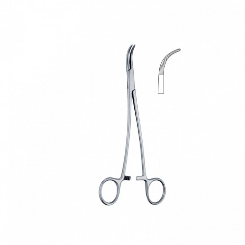 PINZA OVERHOLT EMOST.CURVA 18,5 cm