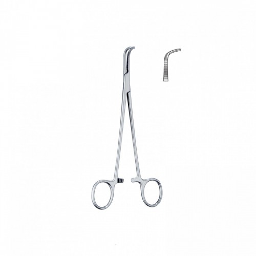 PINZA GEMINI EMOSTATICA CURVA 13 cm