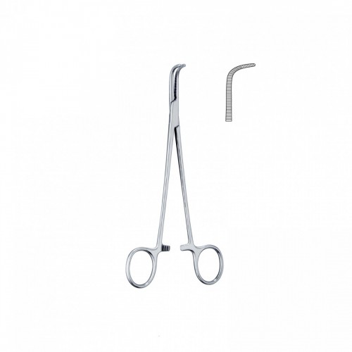 PINZA GEMINI EMOSTATICA CURVA 16 cm