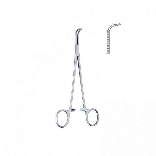 PINZA GEMINI EMOSTATICA CURVA 18 cm