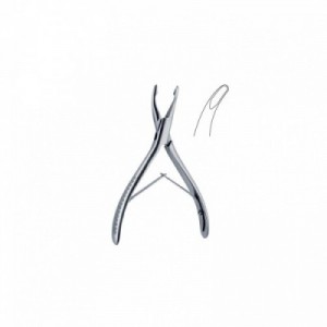PINZA SGORBIA LUER 15 cm CURVA