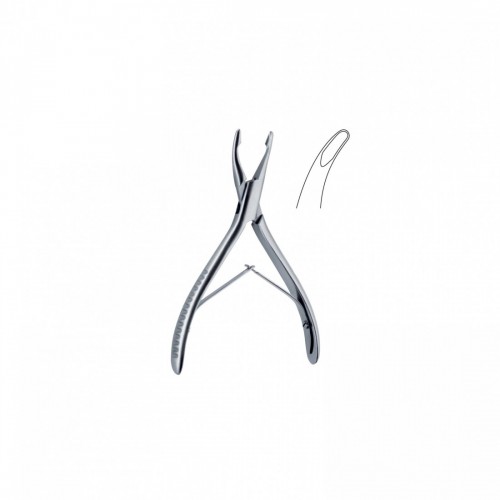 PINZA SGORBIA LUER 15 cm CURVA