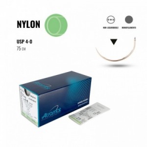 ATRAMAT NYLON USP 4/0 70 cm...