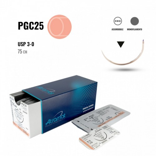 ATRAMAT PGC25 MONOF. 3/0 70cm 24mm...