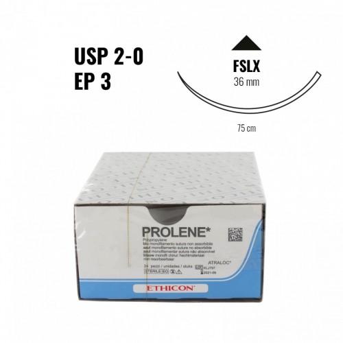 PROLENE USP 2/0 c/ago triangolare 3/8...
