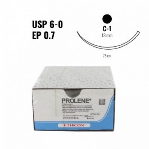 PROLENE EP 0,7 (6/0) c/ago...
