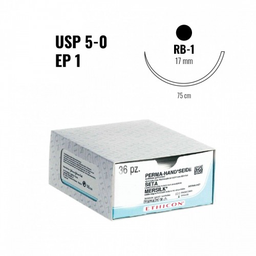 SETA EP 1 (5/0) c/ago tondo 17,4 mm...