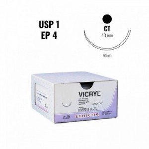 VICRYL EP 4 (1) 90 cm c/ago...