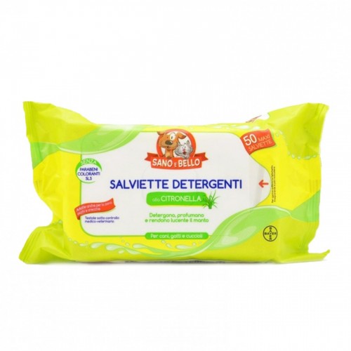 SALVIETTE DETERGENTI 50 pz citronella