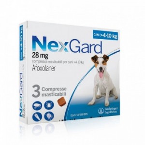 NEXGARD cane M 28 mg 4-10...