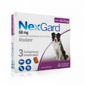NEXGARD cane L 68 mg 10-25...