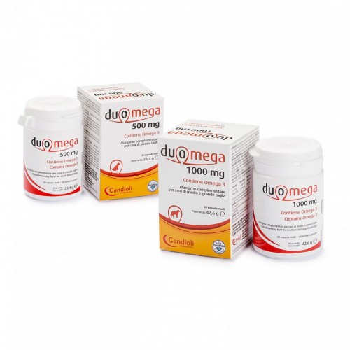 DUOMEGA gatto 30 cps molli 500 mg