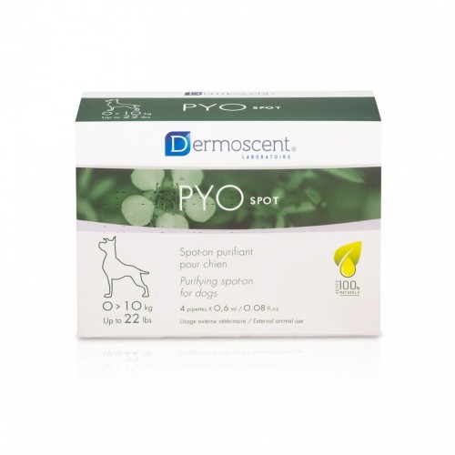 PYO SPOT 4 x 0,6 ml cane 0-10 kg