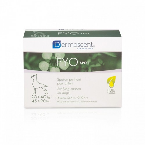 PYO SPOT 4 x 2,4 ml cane 20-40 kg