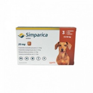SIMPARICA 20 mg 3 tabs...