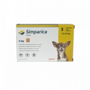 SIMPARICA 5 mg 3 tabs...