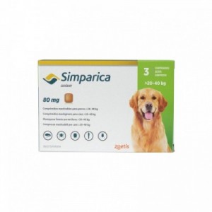SIMPARICA 80 mg 3 tabs...