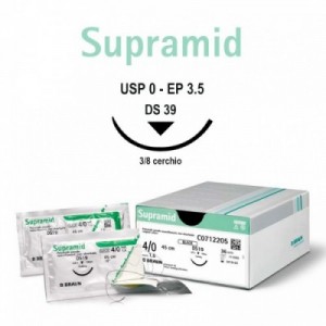 SUTURA SUPRAMID NERO 0...