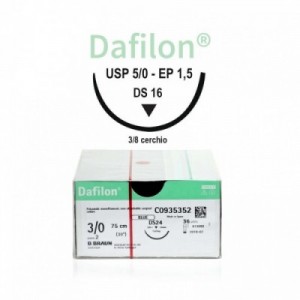 SUTURA DAFILON 5/0 (1) 45...