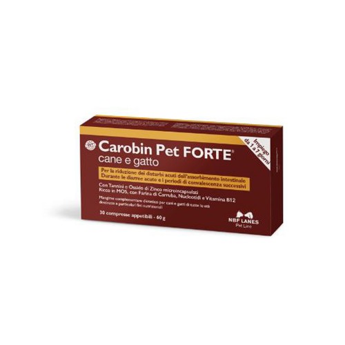 CAROBIN PET FORTE 30 cpr cane e gatto
