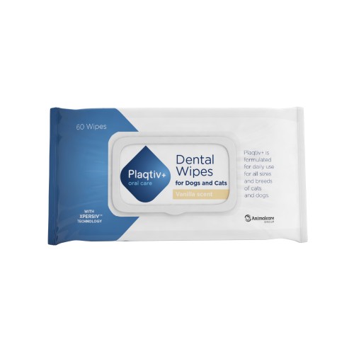 PLAQTIV + oral care 64 salviette dentali