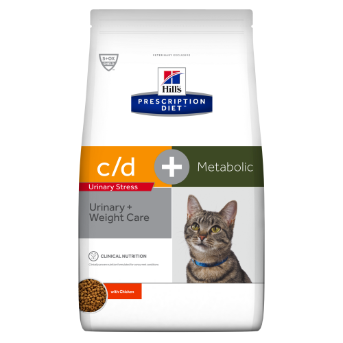 PD GATTO c/d uri stress + metabolic 3 kg