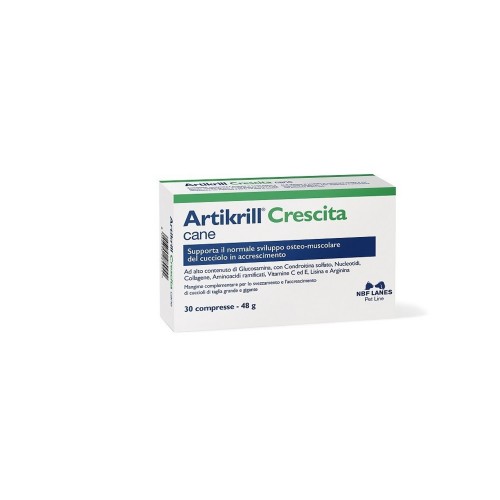 ARTIKRILL crescita 30 cpr 48 gr cane