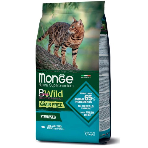 MONGE GATTO BWILD GRAIN FREE...