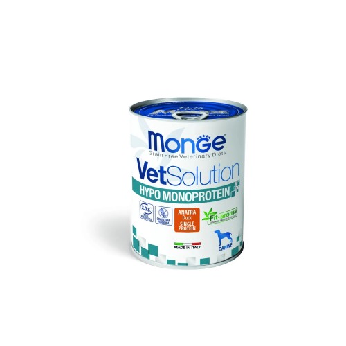 MONGE CANE HYPO anatra 12 pz x 400 gr