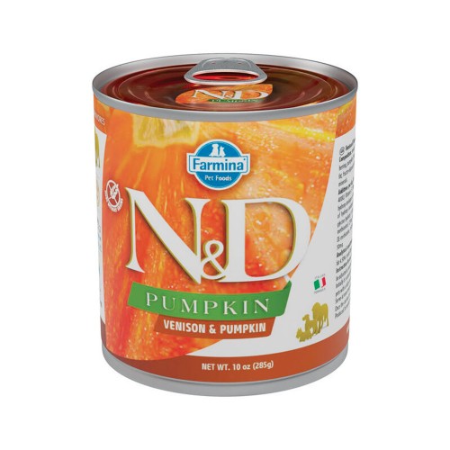 N&D CANE zucca/cervo 6 pz x 285 gr