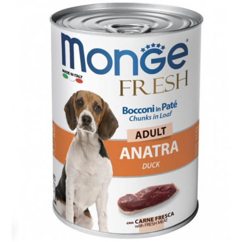 MONGE CANE FRESH anatra 24 pz x 400 gr
