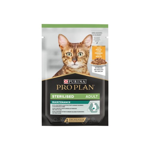 PP GATTO STERILISED pz c/salsa pollo...