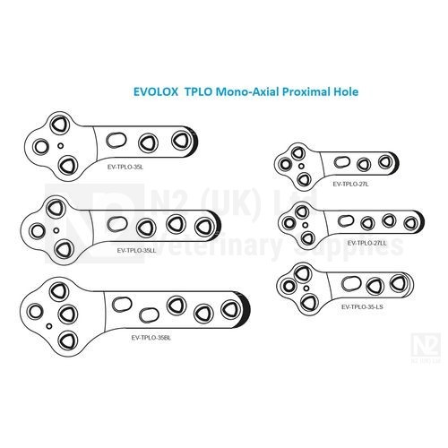 PLACCA EVOLOX TPLO 3+4 FORI LUNG 54MM SX