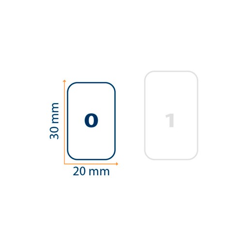 CR8 IMAGE PLATE IPX SIZE 0 (PACK DA 2)