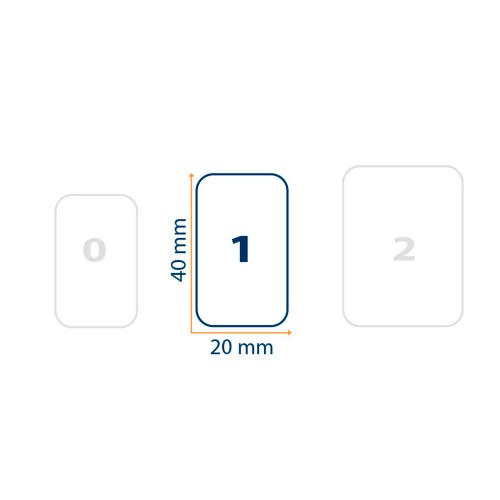 CR8 IMAGE PLATE IPX SIZE 1 (PACK DA 2)