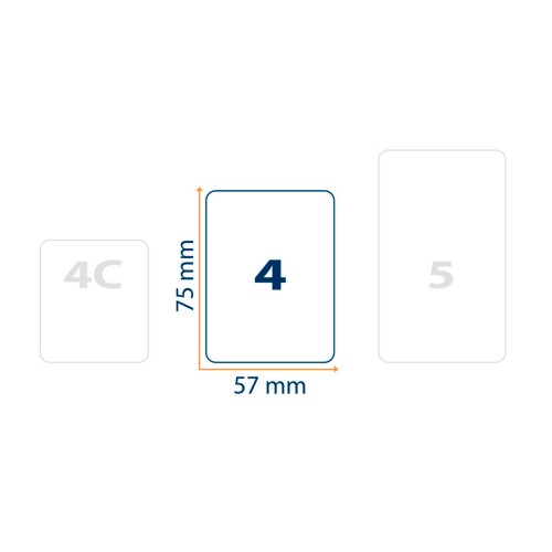 CR8 IMAGE PLATE IPX SIZE 4 (PACK DA 1...