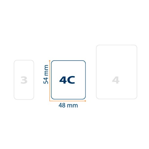 CR8 IMAGE PLATE IPX SIZE 4C (PACK DA...