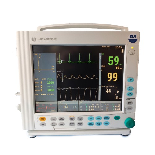 MONITOR DATEX S/5 CON GAS E SPIROMETRIA