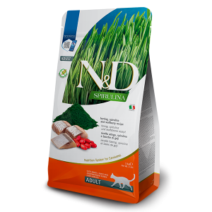 N&D GATTO spirulina/aringa...