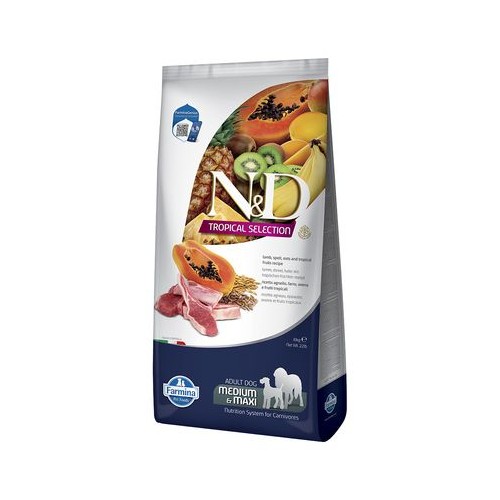 N&D CANE TROPICAL agnello MED/MAX 10 kg