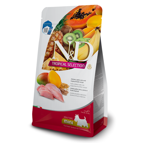 N&D CANE TROPICAL pollo MINI 5 kg
