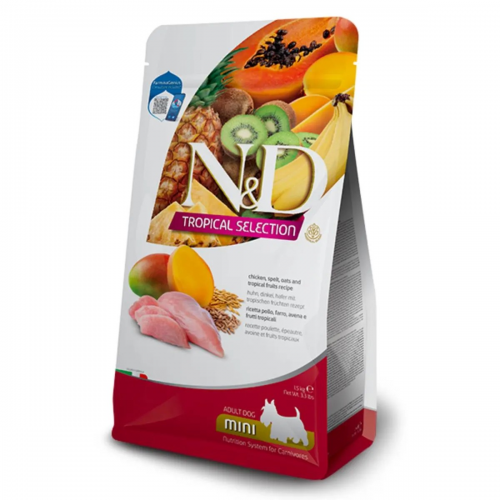 N&D CANE TROPICAL pollo MINI 1,5 kg