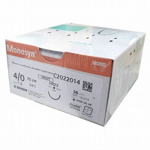 SUTURA MONOSYN 4/0 (1.5) 70 cm HR22...