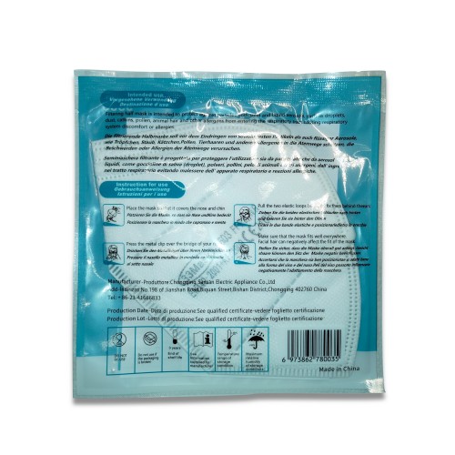 MASCHERINA FFP2/KN95 BIANCO 1 PEZZO