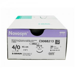 SUTURA NOVOSYN PGLA 4/0...