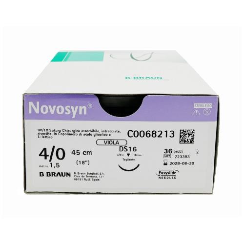 SUTURA NOVOSYN PGLA 3/0(2)70cm DS24...